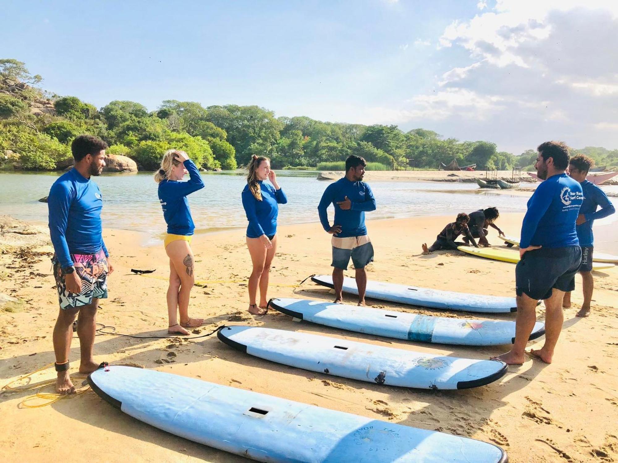 Отель Star Rest Surf Camp Arugambay Аругам Экстерьер фото