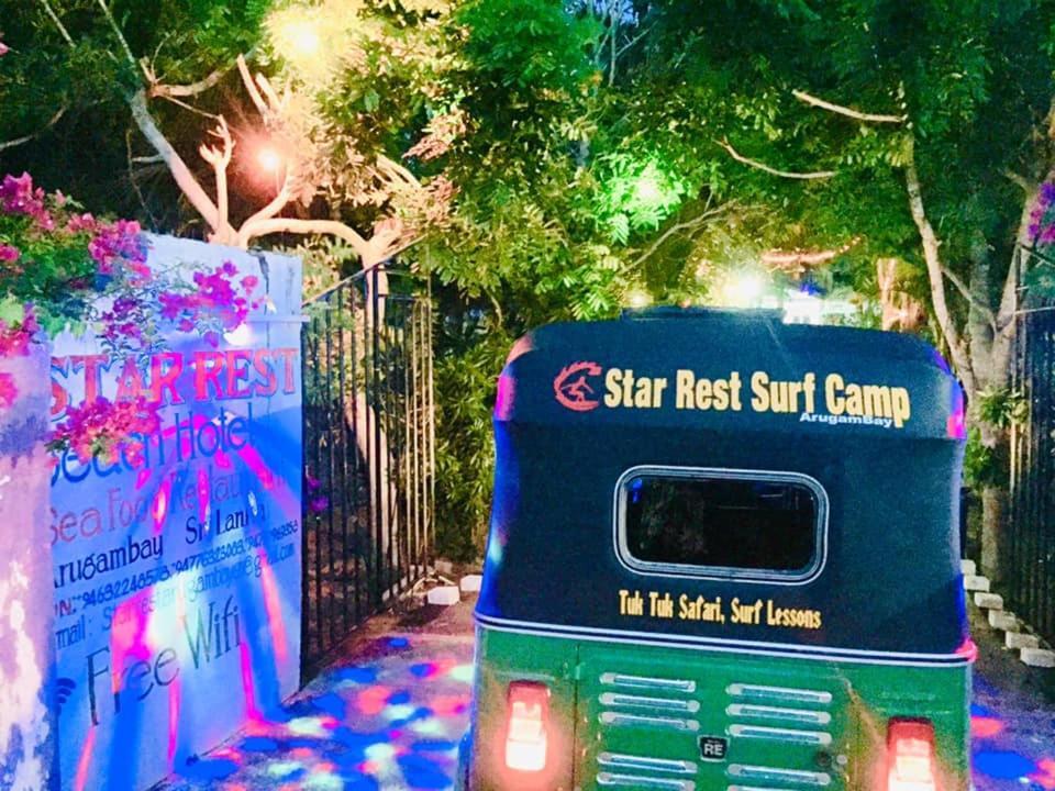 Отель Star Rest Surf Camp Arugambay Аругам Экстерьер фото